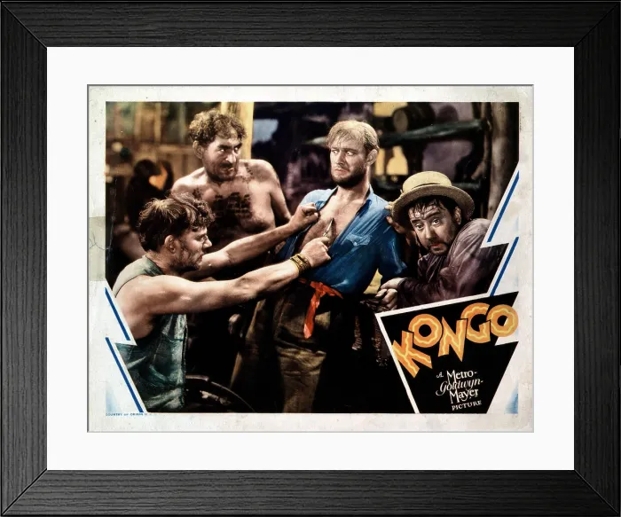 Framed Print : KONGO, from left, Walter Huston, Mitchell Lewis, Conrad Nagel, Forrester Harvey, 1932 Framed Print : KONGO, from left, Walter Huston, Mitchell Lewis, Conrad Nagel, Forrester Harvey, 1932