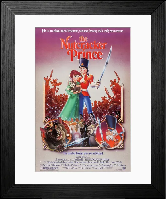Framed Print : THE NUTCRACKER PRINCE, US poster art, 1990, Warner Brothers / courtesy Everett Collection