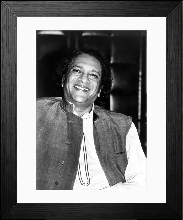 Framed Print : Ravi Shankar, musician, composer, performer and scholar, portrait, 1970s. Courtesy: CSU Archives  /  Everett Collection
