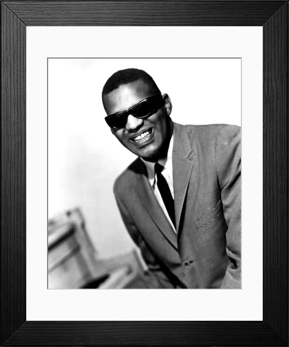 Framed Print : Ray Charles, portrait ca. 1966. Courtesy: CSU Archives  /  Everett Collection