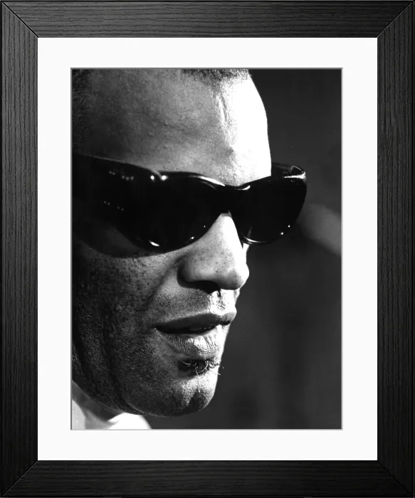 Framed Print : Ray Charles, portrait ca. 1968. Courtesy: CSU Archives  /  Everett Collection