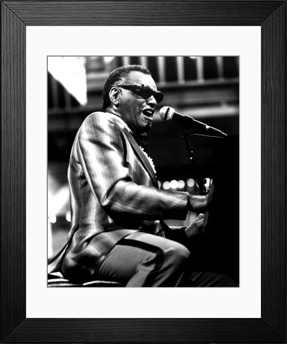 Framed Print : Ray Charles, ca. 1980. Courtesy: CSU Archives / Everett Collection Framed Print : Ray Charles, ca. 1980. Courtesy: CSU Archives / Everett Collection