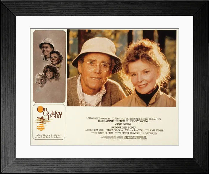 Framed Print : ON GOLDEN POND, Henry Fonda, Katharine Hepburn, 1981 Framed Print : ON GOLDEN POND, Henry Fonda, Katharine Hepburn, 1981