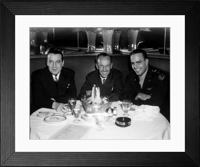 Framed Print : Publisher's sons John Randolph Hearst, William Randolph Hearst Jr