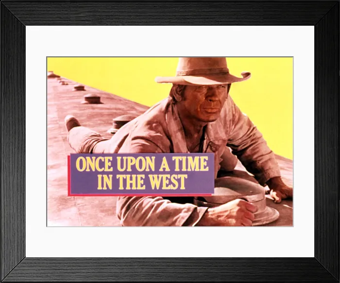 Framed Print : ONCE UPON A TIME IN THE WEST, Charles Bronson, 1968