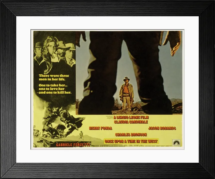 Framed Print : ONCE UPON A TIME IN THE WEST, Charles Bronson, 1968