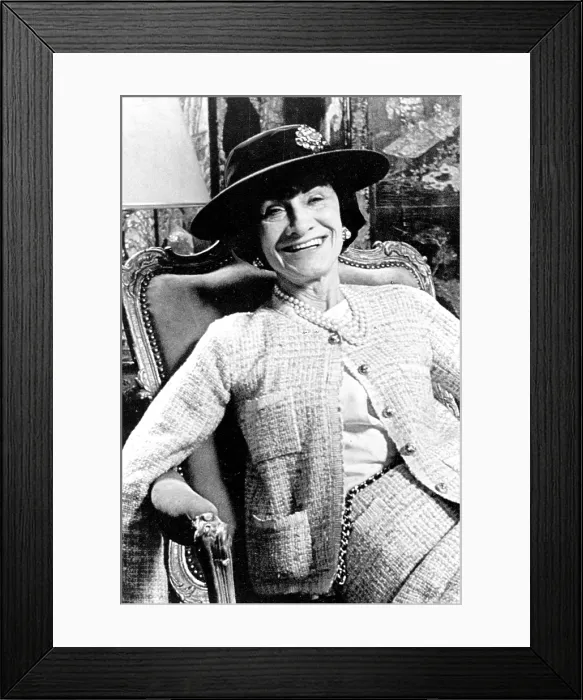 Framed Print : Coco Chanel, 1954 Framed Print : Coco Chanel, 1954