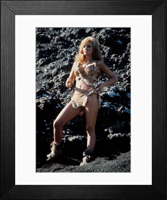 Framed Print : ONE MILLION YEARS B.C. Raquel Welch, 1966. TM and Copyright (c) 20th Century Fox Film Corp. All rights reserved. Courtesy: Everett Collection