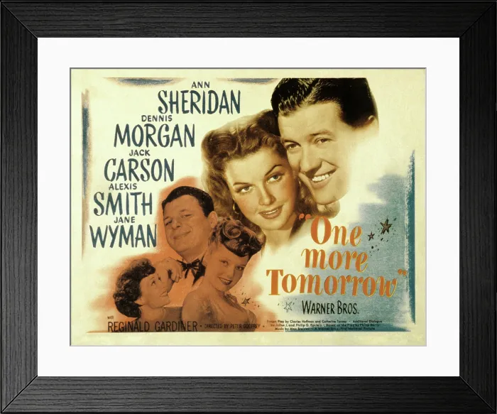Framed Print : ONE MORE TOMORROW, Jane Wyman, Jack Carson, Alexis Smith, Ann Sheridan, Dennis Morgan, 1946 Framed Print : ONE MORE TOMORROW, Jane Wyman, Jack Carson, Alexis Smith, Ann Sheridan, Dennis Morgan, 1946