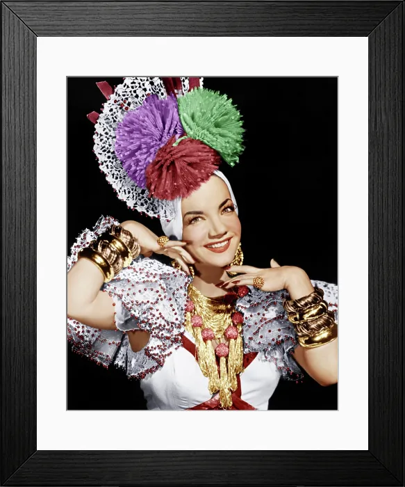 Framed Print : THE GANG'S ALL HERE, Carmen Miranda, 1943. 20th Century Fox Film Corporation, TM & Copyright / courtesy Everett Collection Framed Print : THE GANG'S ALL HERE, Carmen Miranda, 1943. 20th Century Fox Film Corporation, TM & Copyright / courtesy Everett Collection