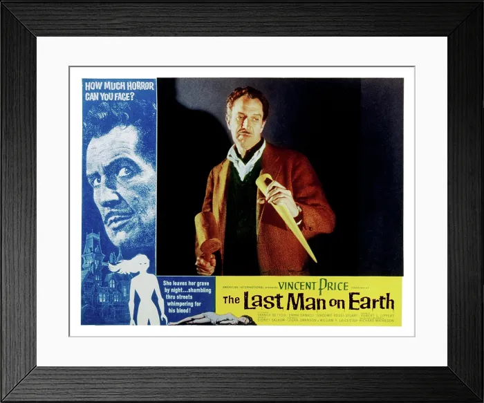 Framed Print : THE LAST MAN ON EARTH, Vincent Price, 1964 Framed Print : THE LAST MAN ON EARTH, Vincent Price, 1964