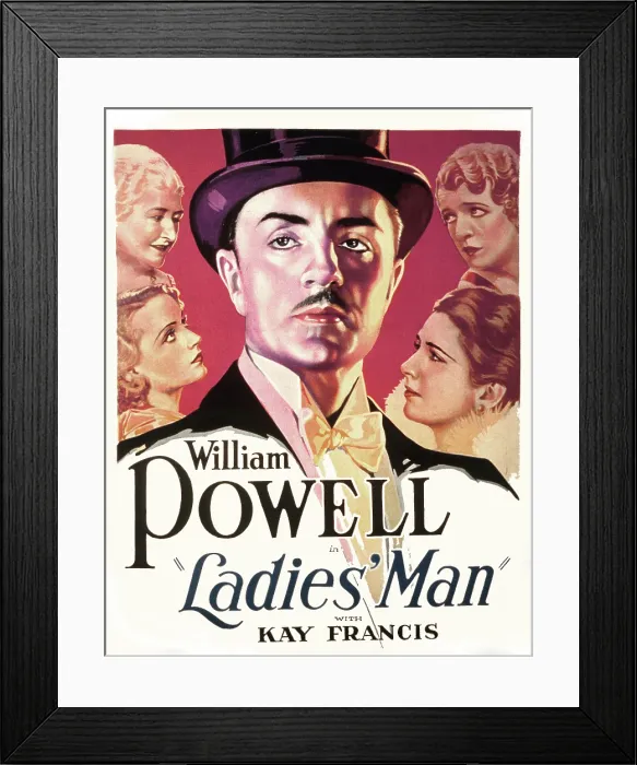 Framed Print : LADIES MAN, William Powell, (from upper left) Maude Turner Gordon, Carole Lombard, Kay Francis, Olive Tell, 1931