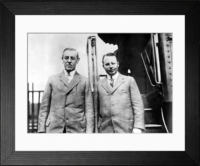 Framed Print : Presidential candidate Woodrow Wilson and Gubernatorial candidate James M. Cox in Columbus, Ohiio, 1912. Courtesy: CSU Archives / Everett Collection Framed Print : Presidential candidate Woodrow Wilson and Gubernatorial candidate James M. Cox in Columbus, Ohiio, 1912. Courtesy: CSU Archives / Everett Collection