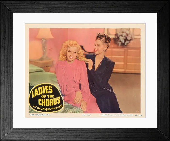 Framed Print : LADIES OF THE CHORUS, Marilyn Monroe, Adele Jergens, 1948