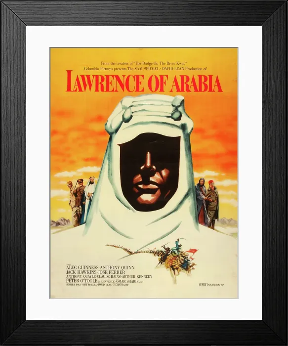 Framed Print : LAWRENCE OF ARABIA, 1962 Framed Print : LAWRENCE OF ARABIA, 1962