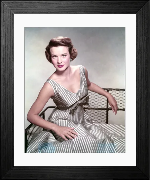 Framed Print : JEAN PETERS, in the film, A MAN CALLED PETER, 1955