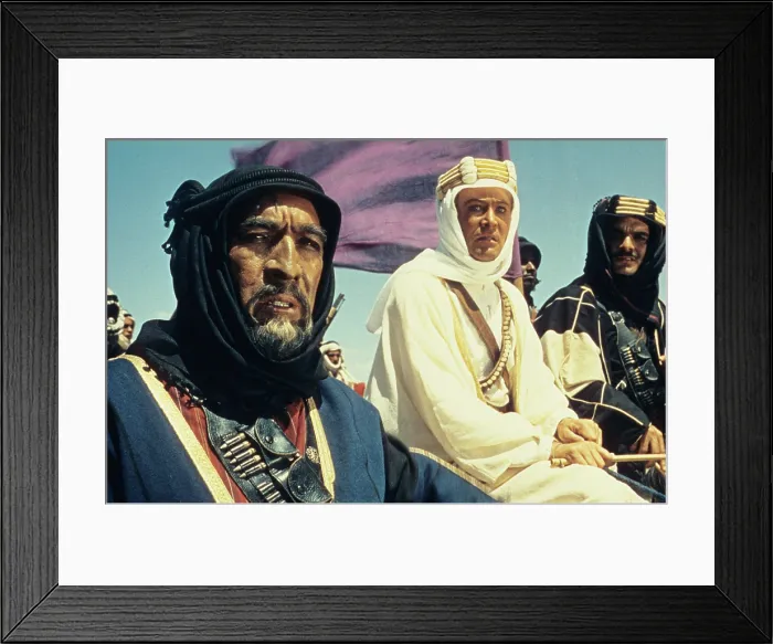 Framed Print : LAWRENCE OF ARABIA, (from left): Anthony Quinn, Peter O'Toole, Omar Sharif, 1962 Framed Print : LAWRENCE OF ARABIA, (from left): Anthony Quinn, Peter O'Toole, Omar Sharif, 1962