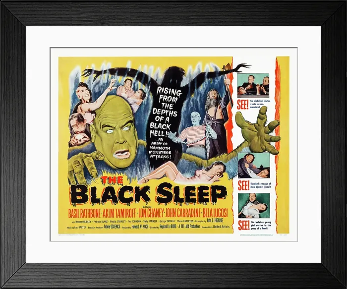 Framed Print : THE BLACK SLEEP, Tor Johnson, 1956 Framed Print : THE BLACK SLEEP, Tor Johnson, 1956
