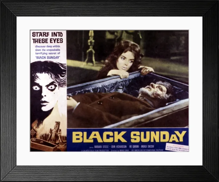Framed Print : BLACK SUNDAY, Barbara Steele, Ivo Garrani, 1961 Framed Print : BLACK SUNDAY, Barbara Steele, Ivo Garrani, 1961