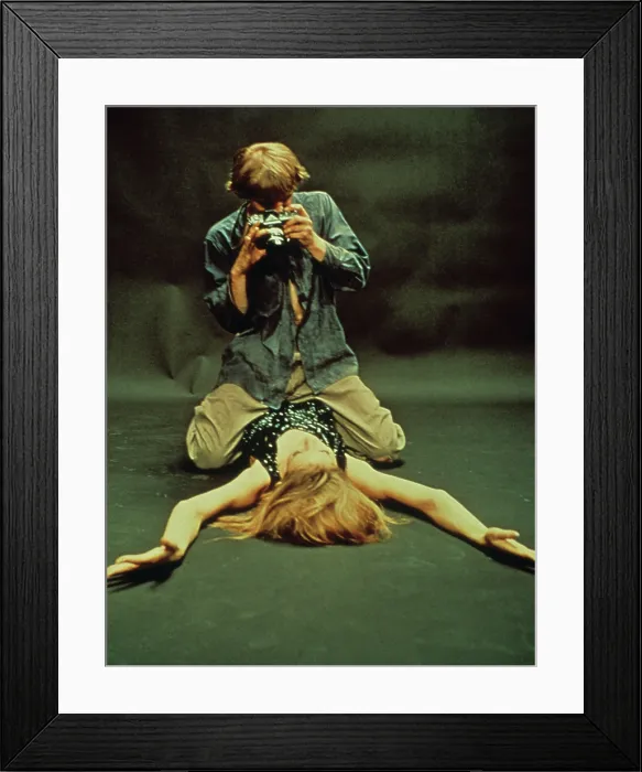 Framed Print : BLOWUP, (aka BLOW UP, aka BLOW-UP), David Hemmings, Verushka, 1966 Framed Print : BLOWUP, (aka BLOW UP, aka BLOW-UP), David Hemmings, Verushka, 1966