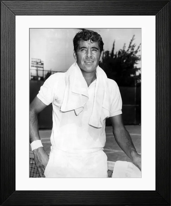 Framed Print : Tennis player Pancho Gonzales ca. 1962. Courtesy: CSU Archives / Everett Collection