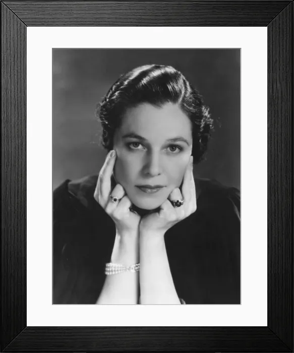 Framed Print : Cornelia Otis Skinner, 1937