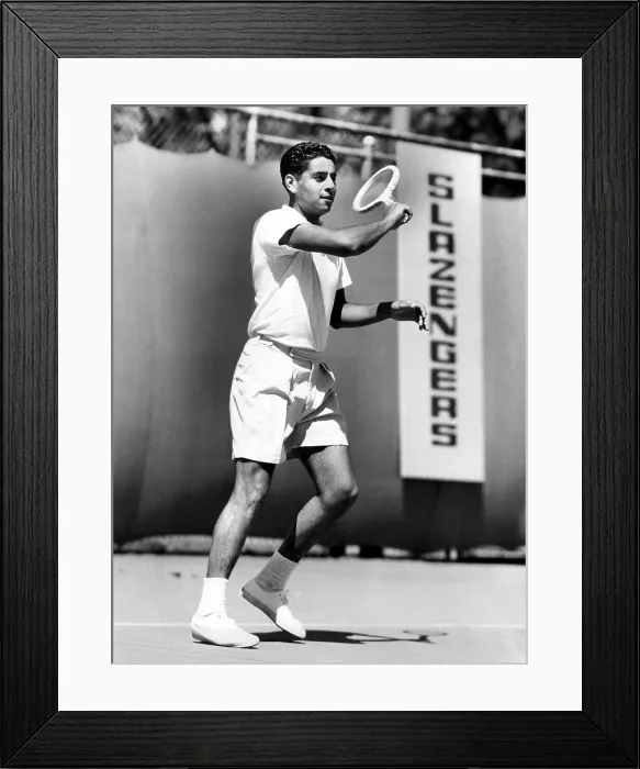 Framed Print : Pancho Gonzales ca. 1952. Courtesy: CSU Archives / Everett Collection Framed Print : Pancho Gonzales ca. 1952. Courtesy: CSU Archives / Everett Collection