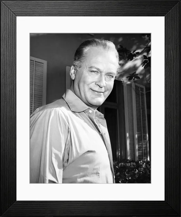 Framed Print : Curd Jurgens, ca. 1950s Framed Print : Curd Jurgens, ca. 1950s