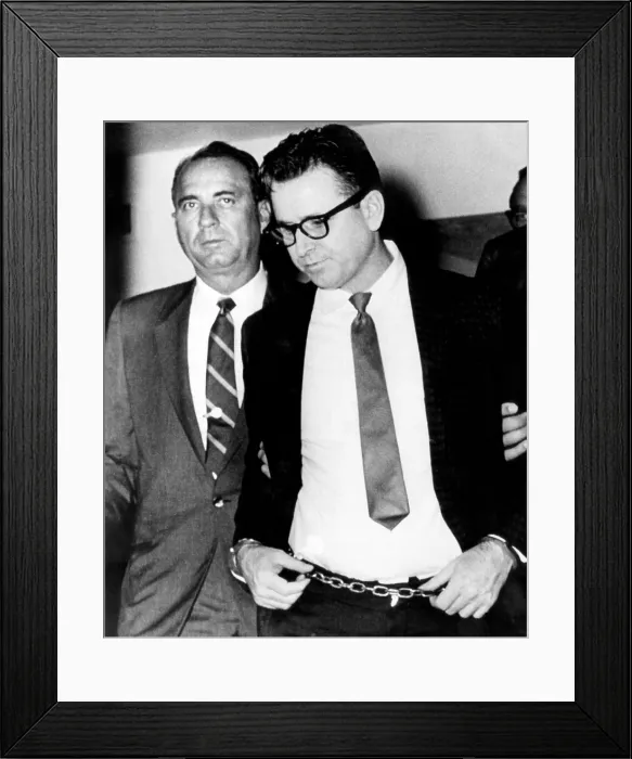 Framed Print : James Earl Ray (front right), assassin of Dr. Martin Luther King Jr