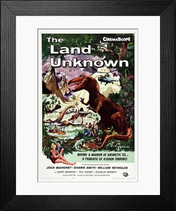 Framed Print : THE LAND UNKNOWN, Shawn Smith, Jock Mahoney, 1957 Framed Print : THE LAND UNKNOWN, Shawn Smith, Jock Mahoney, 1957