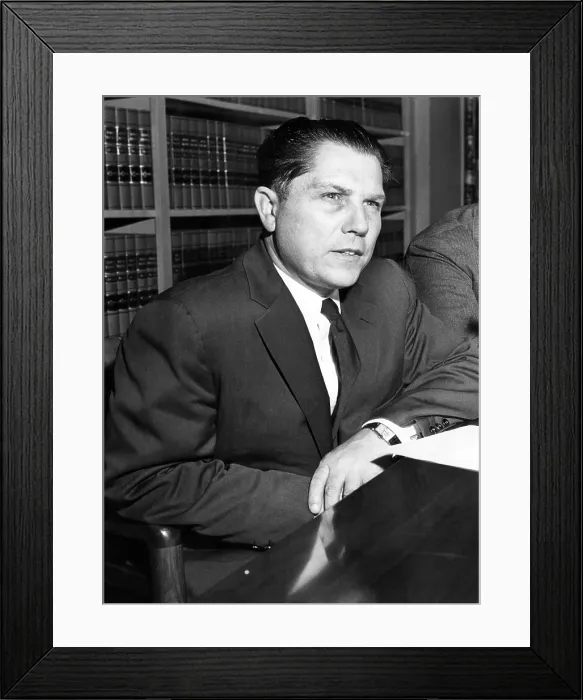 Framed Print : Jimmy Hoffa, ca 1957. Courtesy: CSU Archives / Everett Collection