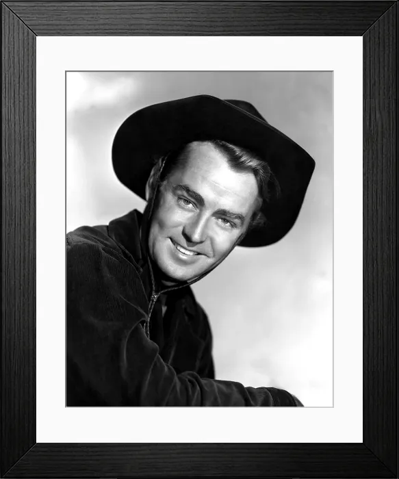 Framed Print : ALAN LADD, portrait, as seen in costume from the film WHISPERING SMITH, 1948