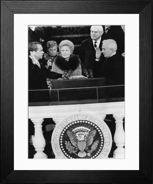 Framed Print : Inauguration of U.S