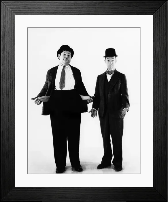 Framed Print : Laurel and Hardy, ca. 1930s