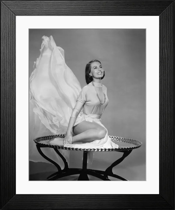 Framed Print : Cyd Charisse, portrait