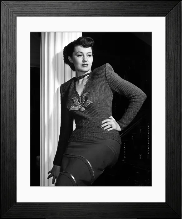 Framed Print : Cyd Charisse, portrait circa 1949