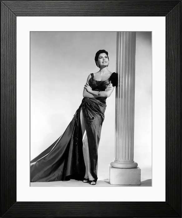Framed Print : Cyd Charisse, portrait