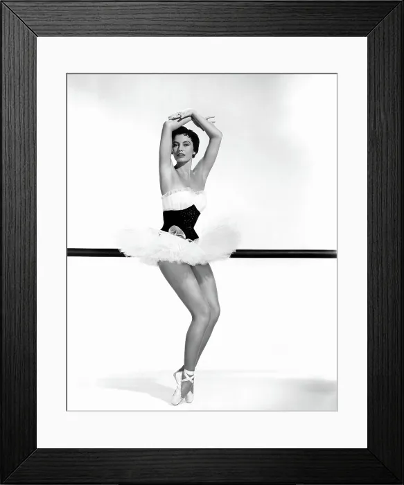 Framed Print : Cyd Charisse, 1955