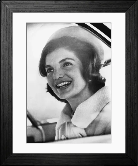 Framed Print : Jacqueline Kennedy, arriving in New York. March 1, 1961. Courtesy: CSU Archives / Everett Collection