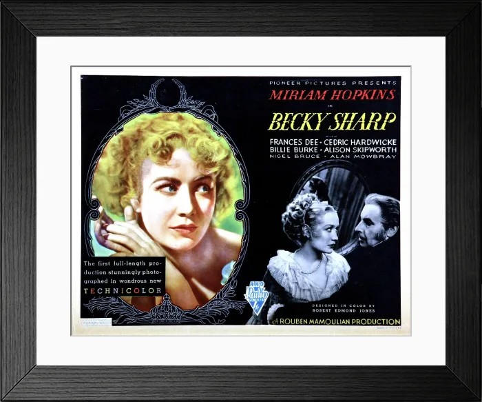 Framed Print : BECKY SHARP, Miriam Hopkins, Cedric Hardwicke, 1935