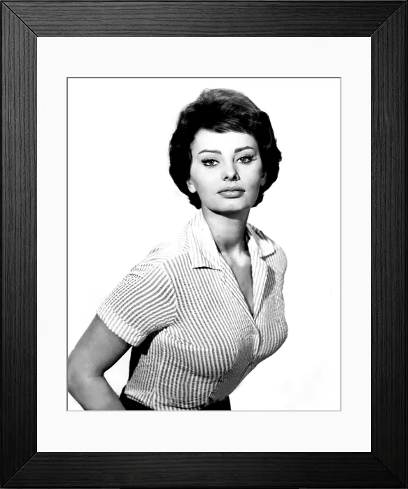 Framed Print : THE KEY, Sophia Loren, 1958