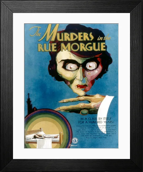 Framed Print : MURDERS IN THE RUE MORGUE, 1932 Framed Print : MURDERS IN THE RUE MORGUE, 1932