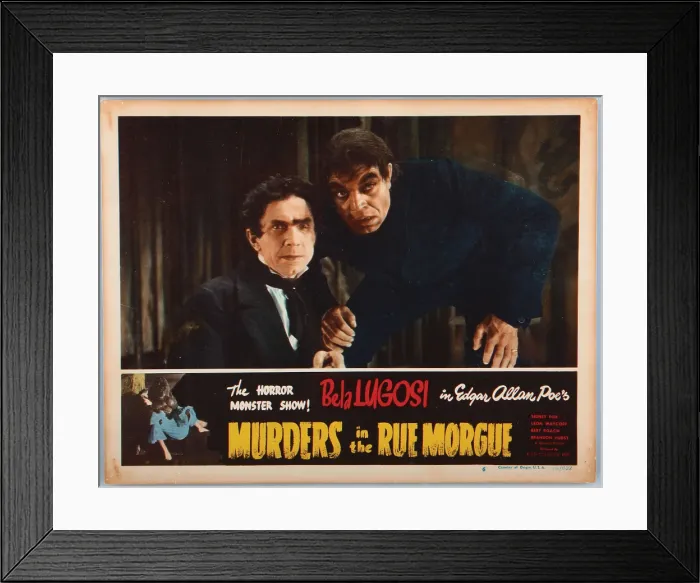 Framed Print : MURDERS IN THE RUE MORGUE, Bela Lugosi, Noble Johnson, 1932