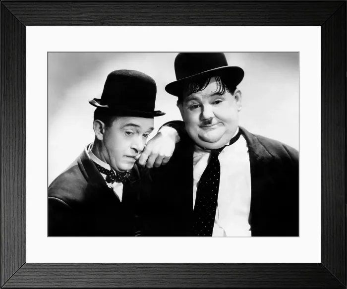 Framed Print : STAN LAUREL, OLIVER HARDY [Laurel & Hardy], ca. 1930s