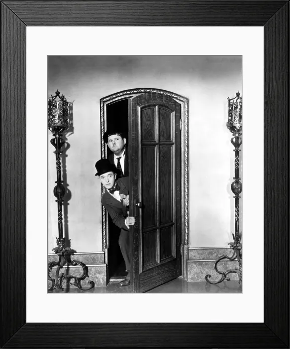 Framed Print : STAN LAUREL, OLIVER HARDY [Laurel & Hardy]