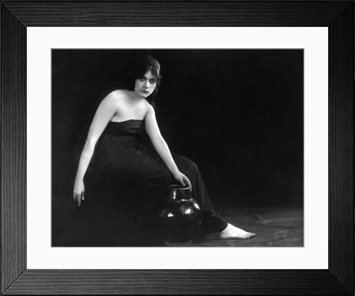 Framed Print : SIN, Theda Bara, 1915 Framed Print : SIN, Theda Bara, 1915
