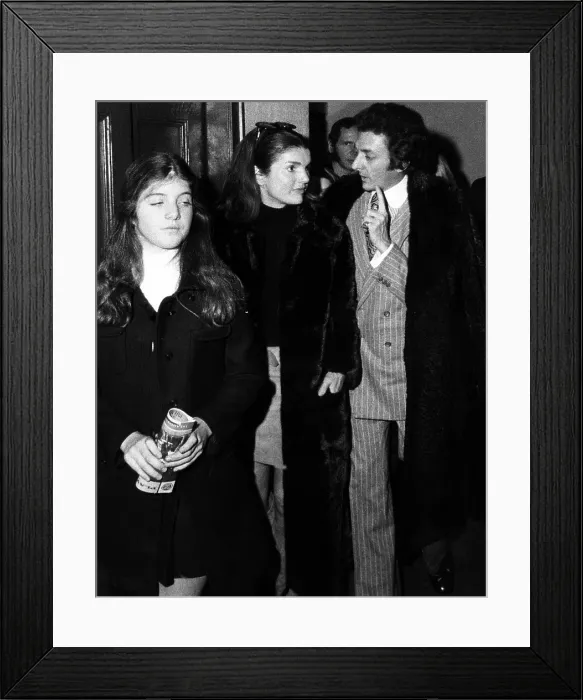 Framed Print : Caroline Kennedy, Jacqueline Onassis, photographer Raimundo DeLorrain, after a ballet performance in New York, January 31, 1971.. Courtesy: CSU Archives / Everett Collection Framed Print : Caroline Kennedy, Jacqueline Onassis, photographer Raimundo DeLorrain, after a ballet performance in New York, January 31, 1971.. Courtesy: CSU Archives / Everett Collection
