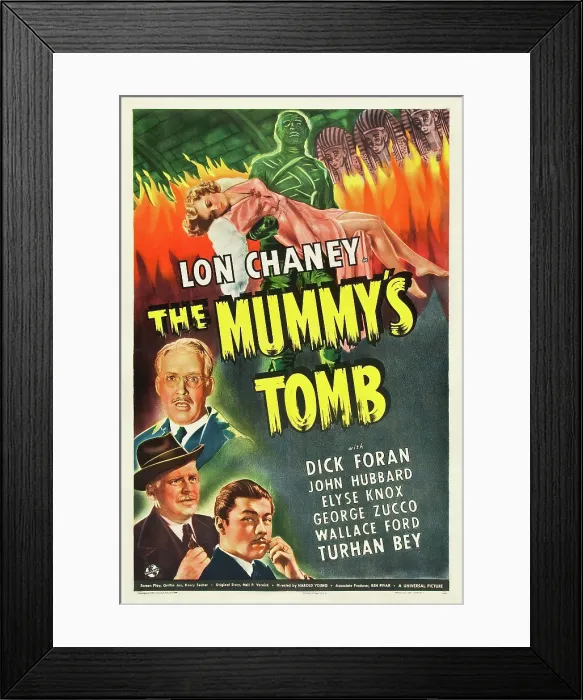 Framed Print : THE MUMMY'S TOMB, Lon Chaney, Jr. 1942