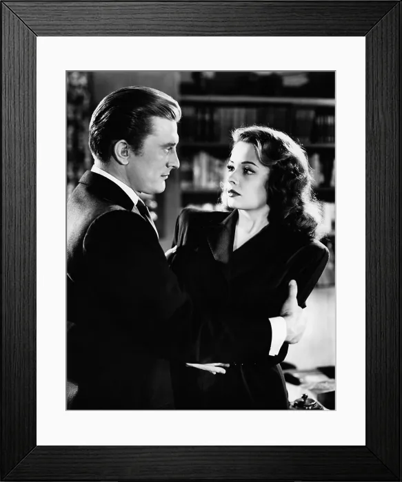 Framed Print : OUT OF THE PAST, from left: Kirk Douglas, Jane Greer, 1947 outofthepast1947-fsct002(outofthepast1947-fsct002.jpg) Framed Print : OUT OF THE PAST, from left: Kirk Douglas, Jane Greer, 1947 outofthepast1947-fsct002(outofthepast1947-fsct002.jpg)