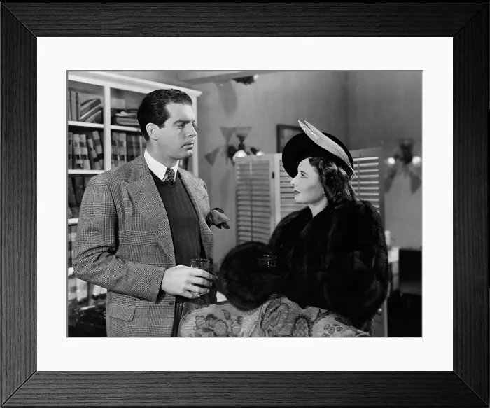 Framed Print : REMEMBER THE NIGHT, from left: Fred MacMurray, Barbara Stanwyck, 1940 rln1935ry-fsct005(rln1935ry-fsct005) Framed Print : REMEMBER THE NIGHT, from left: Fred MacMurray, Barbara Stanwyck, 1940 rln1935ry-fsct005(rln1935ry-fsct005)